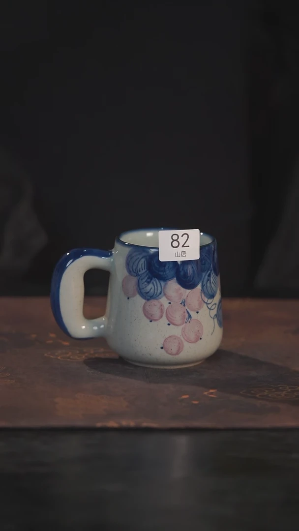 【闪购商品】杯如花手绘手作陶瓷@@82