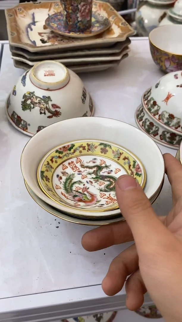 摆件陶【微瑕慎拍】景德镇老厂瓷(已开价）