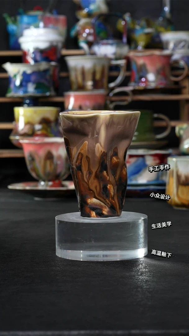 设计师款景德镇森涩手创陶瓷（食品级）100