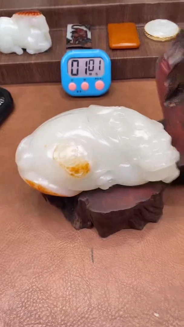 未镶嵌和田玉把件花****…1