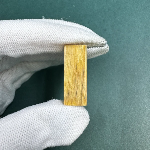 ST1084天然猛犸牙一字三通支持鉴定假一罚四