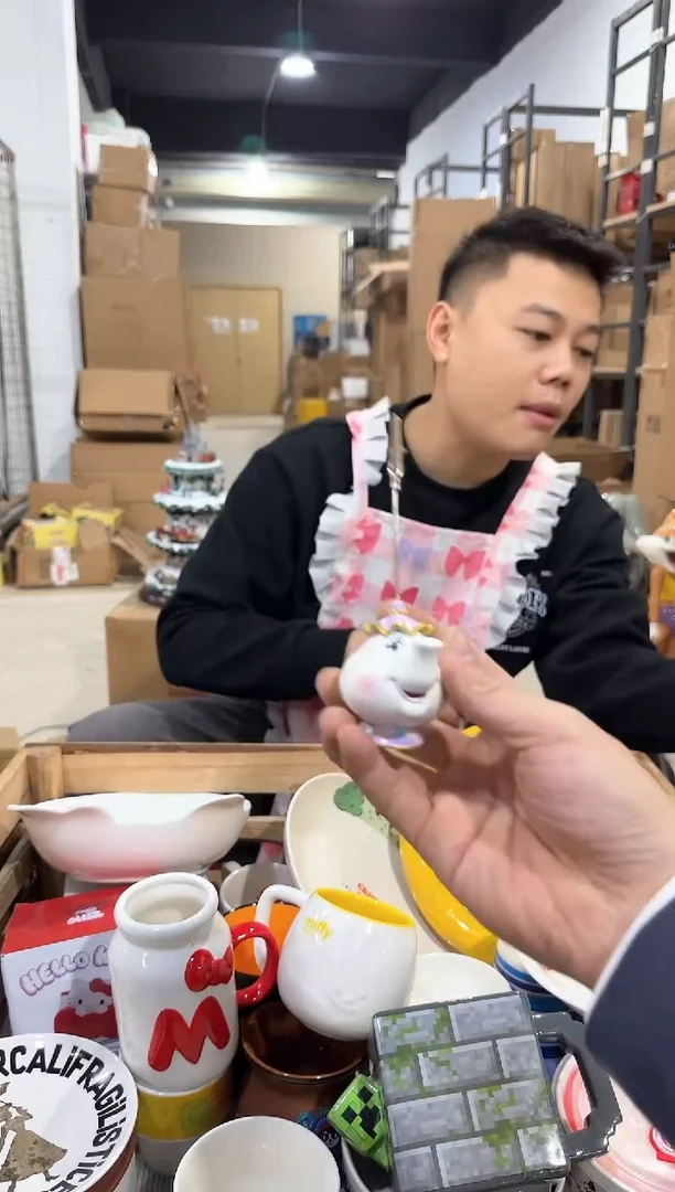 瓷片茶壶太太名片夹