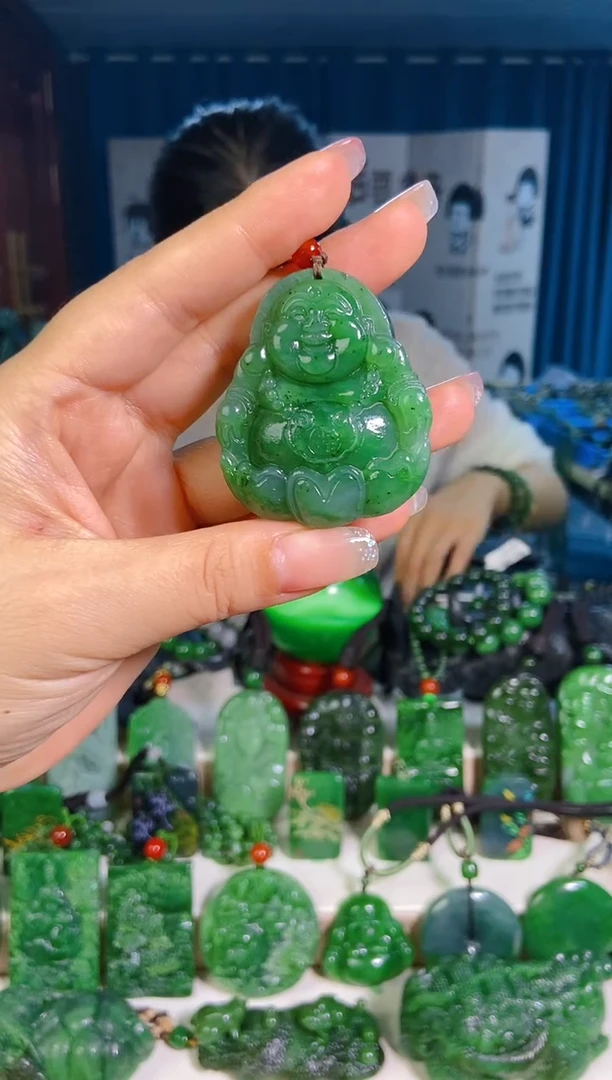 和田玉未镶嵌挂件1