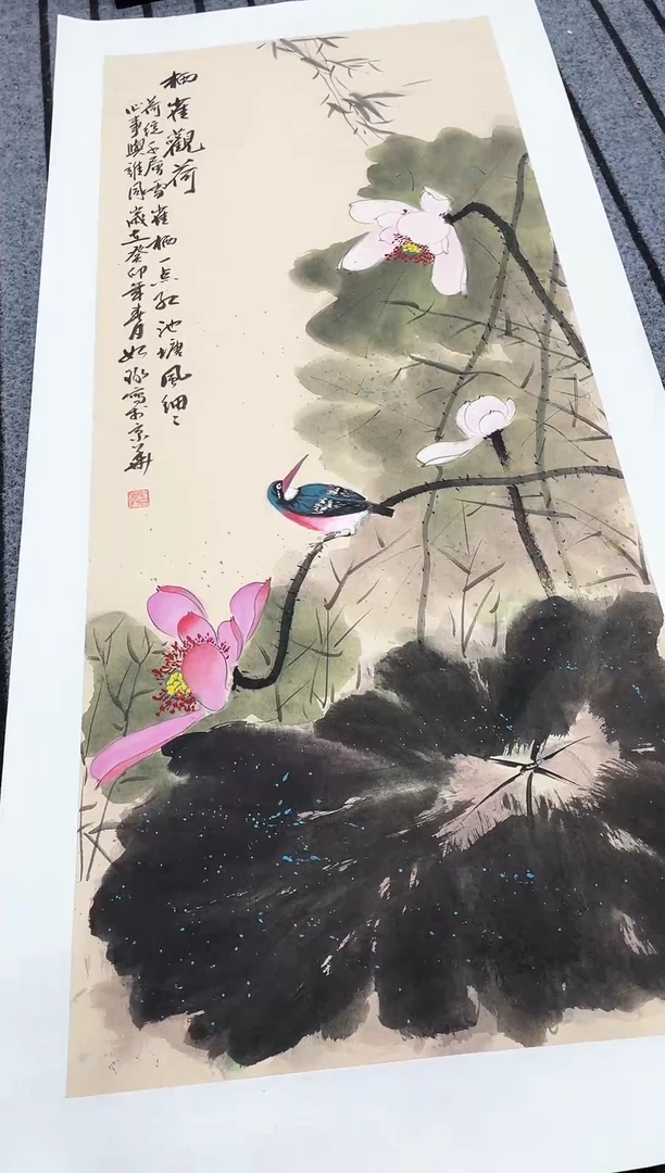 精品国画花鸟作品