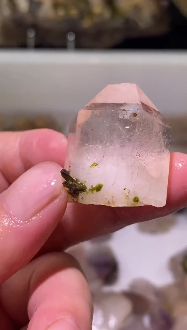 未镶嵌珠宝半成品水晶58号四川超七花园水晶