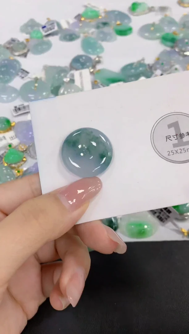 颈饰未镶嵌翡翠天然缅甸a货翡翠百元以上9元证书费自理