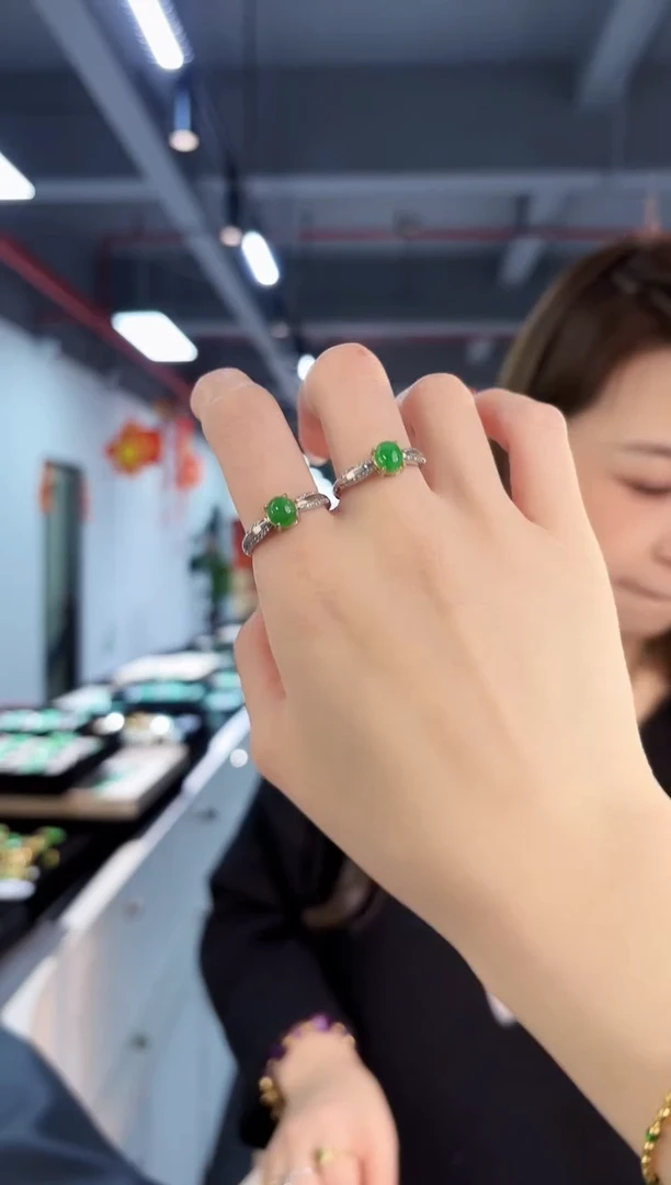 【闪购商品】翡翠戒指未镶嵌7缅缅料A货/多样性发货/一件