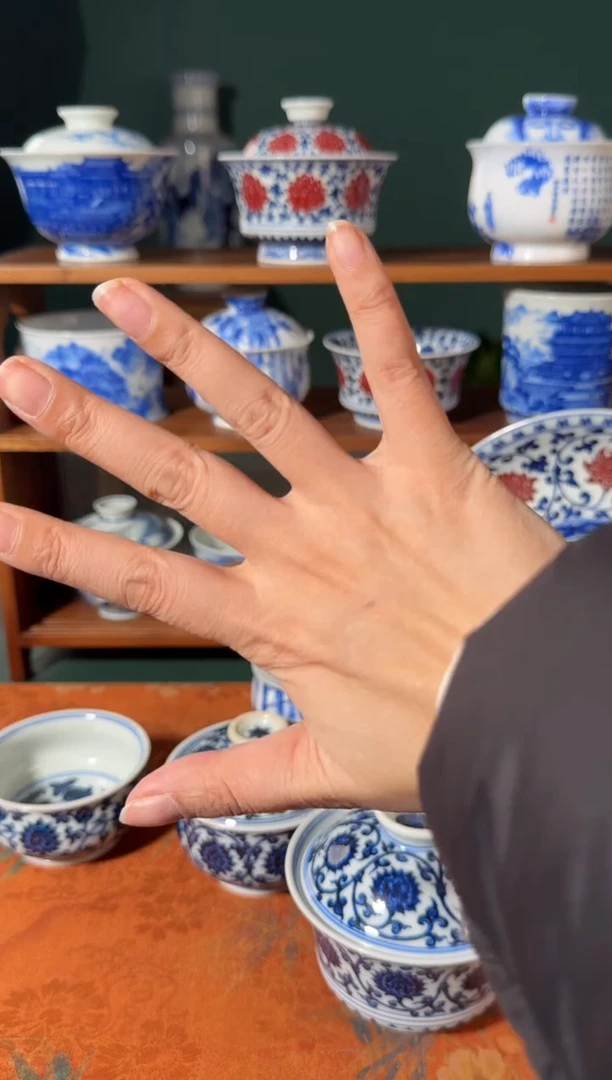 【闪购商品】杯小桥窑联名款 以和为贵盖碗
