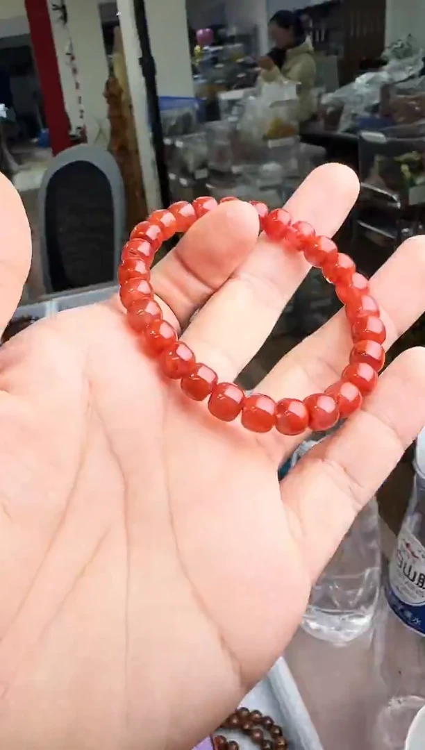 未镶嵌手链南红玛瑙A5南红8mm