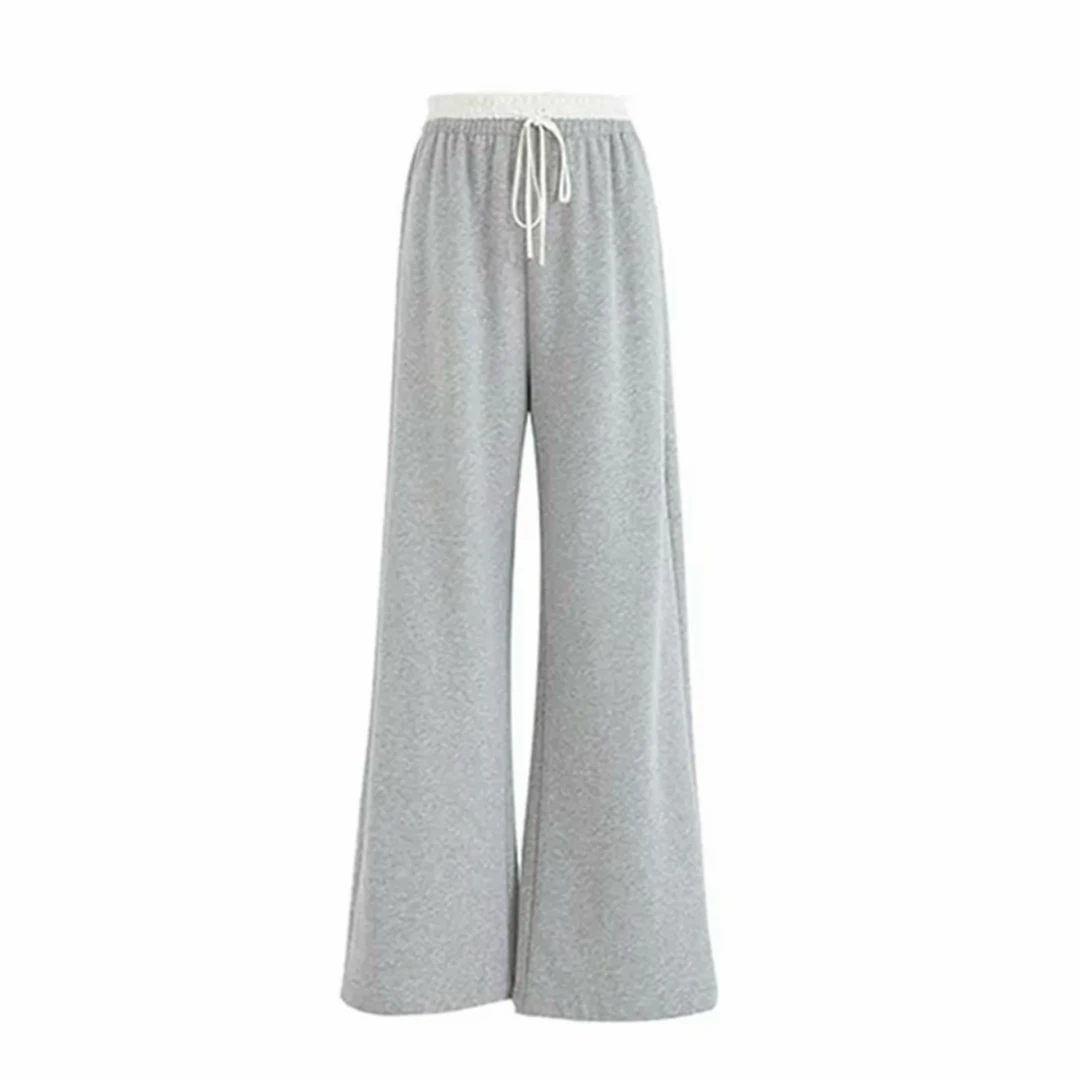 【许我耀眼】露思同款拼色阔腿裤Q 9631#