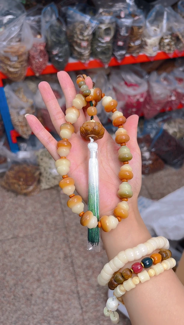 吊坠菩提根/象牙果大卡葫芦手持带香炉