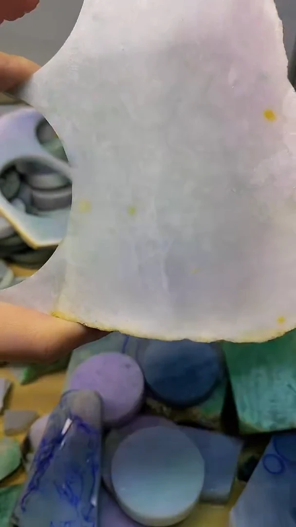 翡翠裸石天然A货缅甸翡翠高品质边角料706