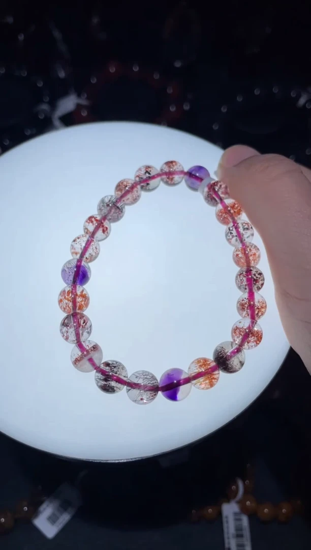 未镶嵌珠宝半成品水晶平****豆超七8mm-92