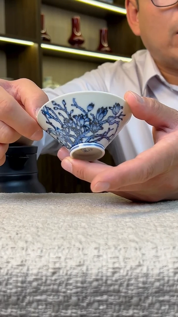 瓷片景德镇毛仔柴窑杯
