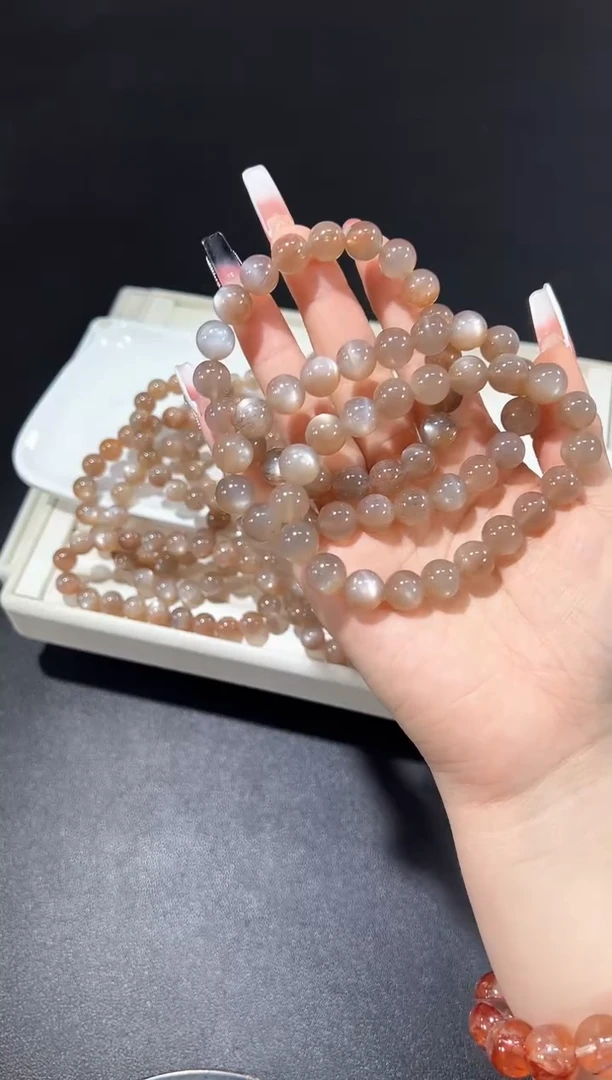 未镶嵌手链长石11c多样性发其一【1条】默认微瑕10mm