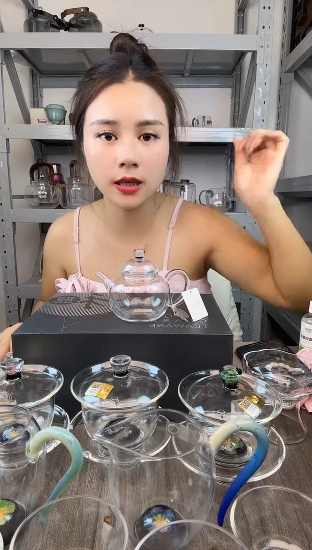 手工艺品玻璃直**霄禾器 星宇壶