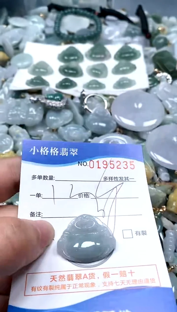 【闪购商品】翡翠颈饰未镶嵌闪购商品0195235