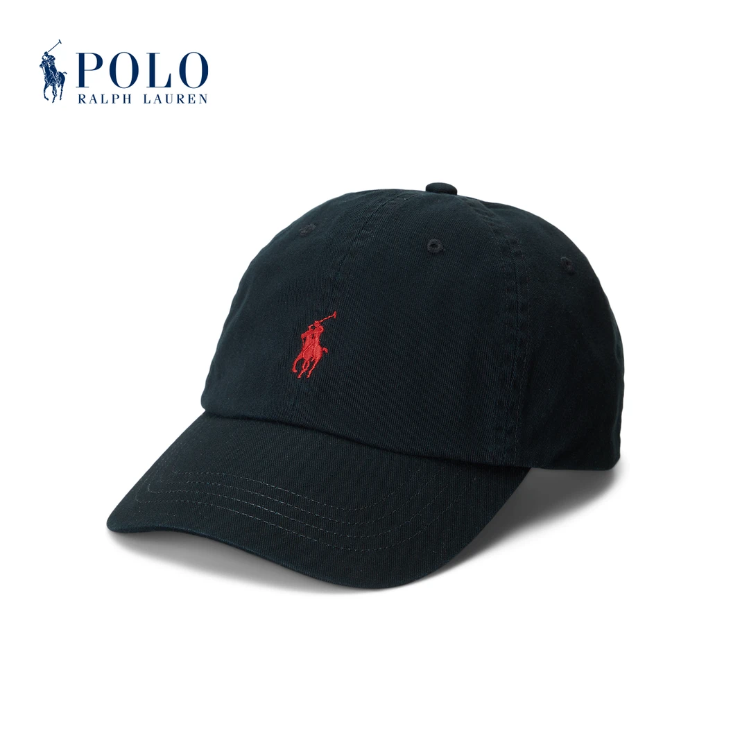 Ralph Lauren/拉夫劳伦男女同款 经典款棉质卡其布棒球帽RL52487