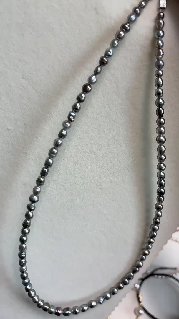 未镶嵌海水珍珠项链大溪地keshi