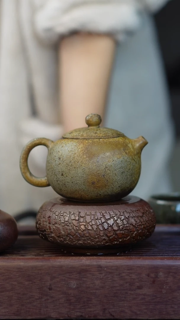 茶壶紫砂微瑕柴烧紫砂西施