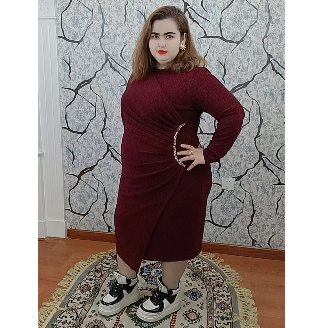 【利隆】时尚大码连衣裙气质