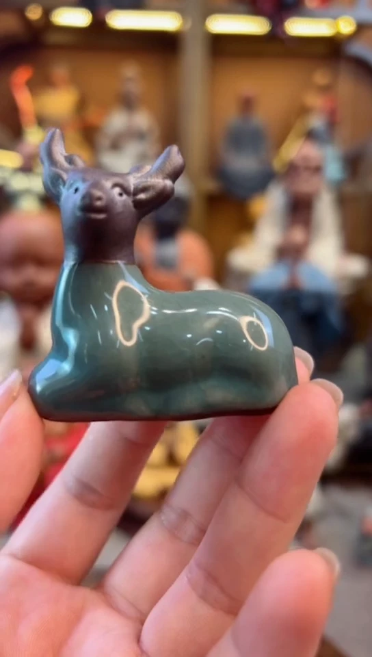 紫砂茶宠器闵茶宠摆件