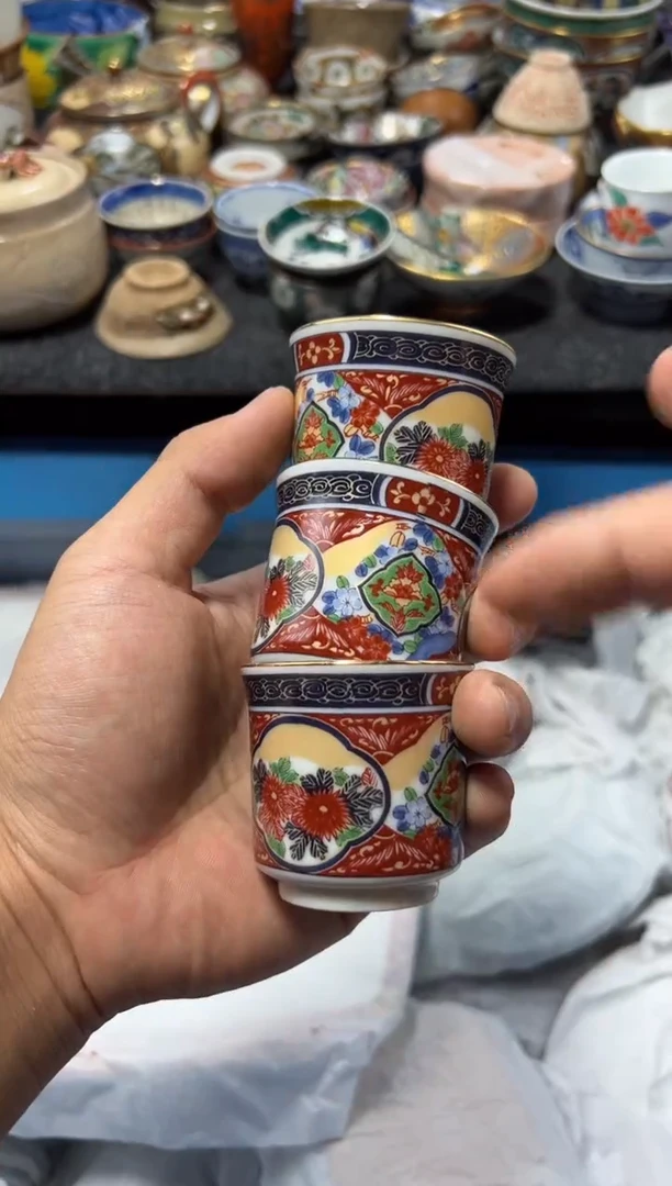瓷片孙****团夏目海外回流瓷器中古品。