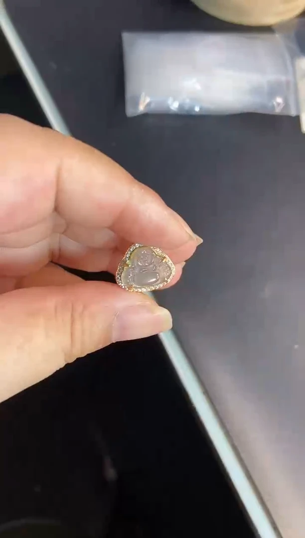 吊坠(不含链)银S925镶嵌翡翠1