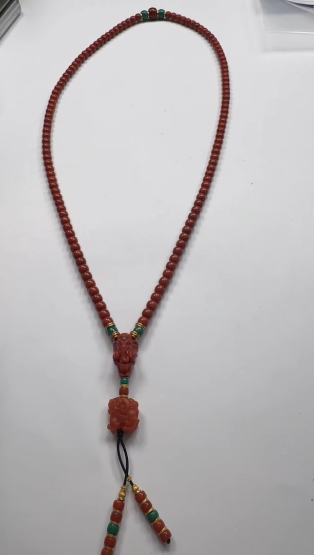 【闪购商品】南红玛瑙手饰18K金镶嵌手串手串