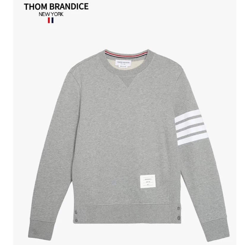 TB【官方正品】ThomBrandice四条纹圆领卫衣上衣长袖休闲
