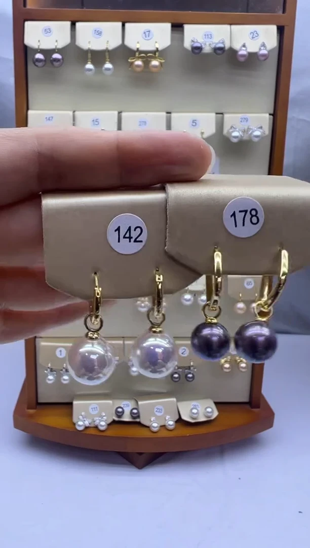 未镶嵌耳饰淡水珍珠142+178