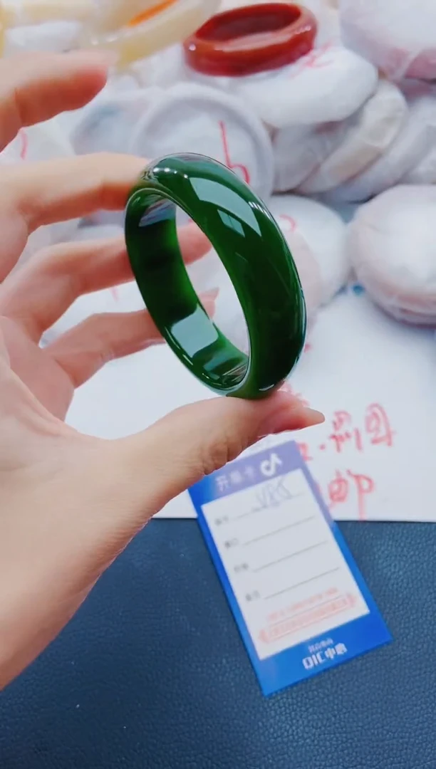 石英质玉手镯未镶嵌J185-53-54.3