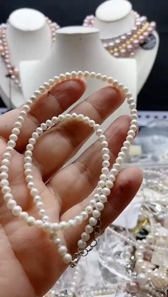 淡水珍珠未镶嵌颈饰1