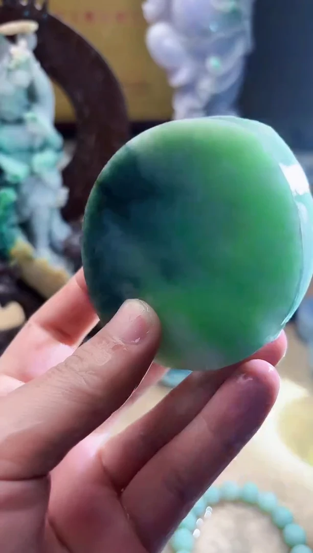 未镶嵌挂件翡翠A货张优9421