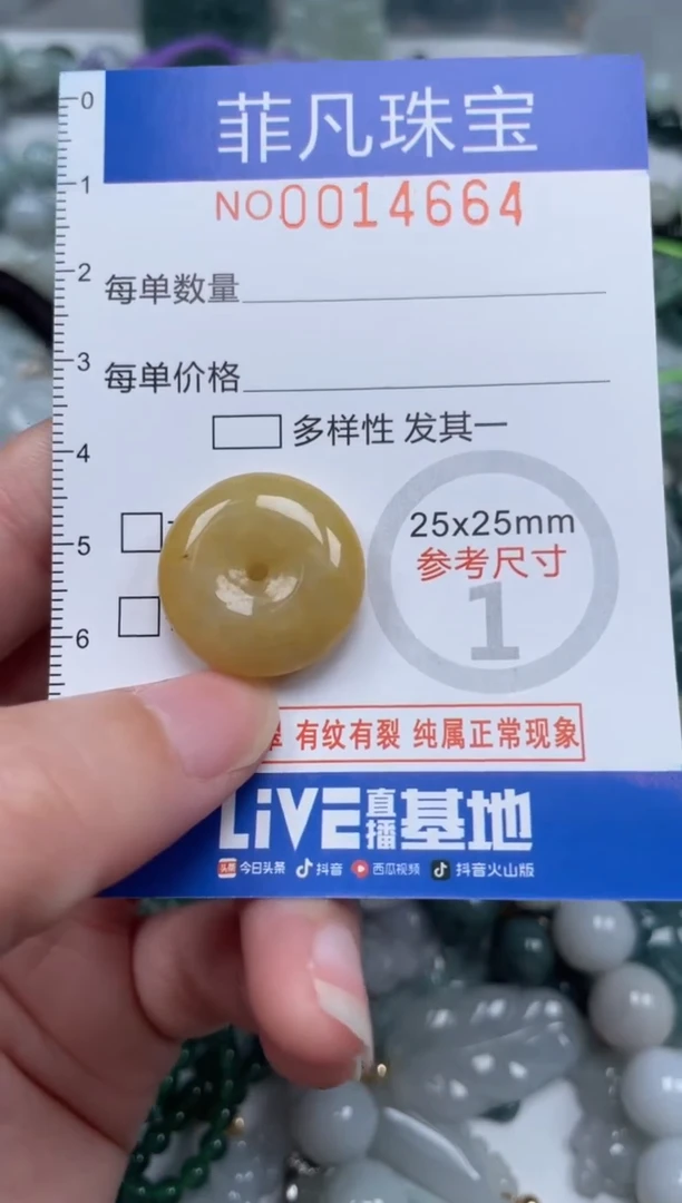 颈饰未镶嵌翡翠14664