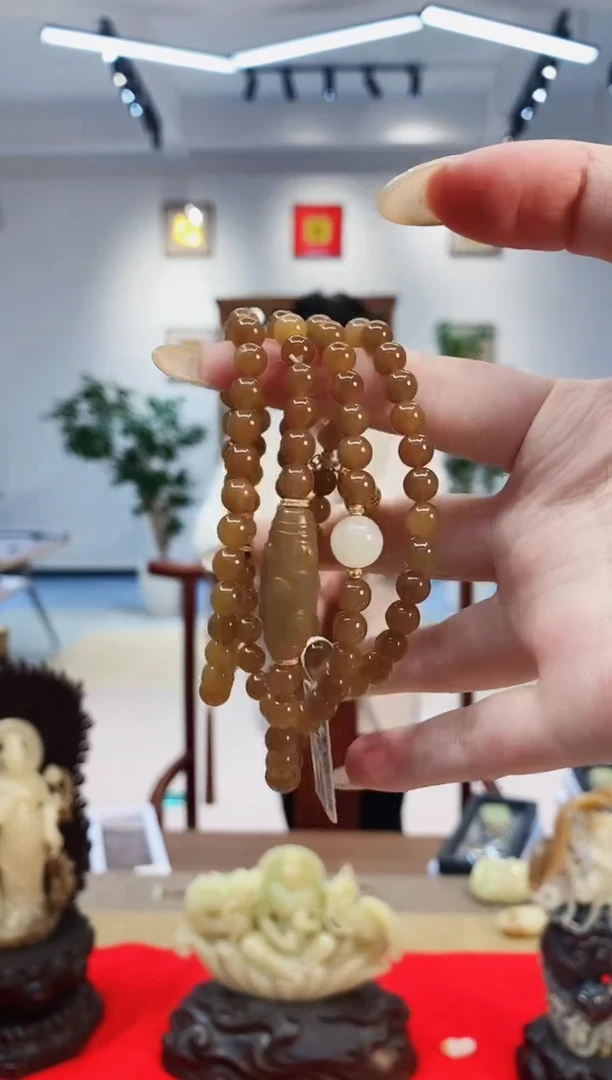 【闪购商品】和田玉手串未镶嵌约6mm多样发发一件