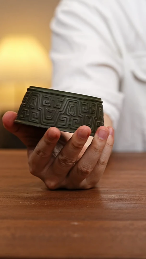 紫砂茶盘青铜建水