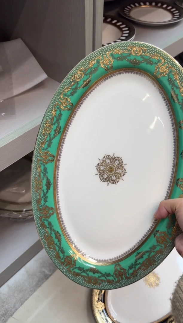 【闪购商品】瓷片14英寸鱼盘福利款