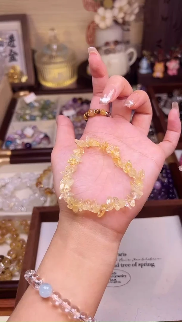 未镶嵌手串水晶原石