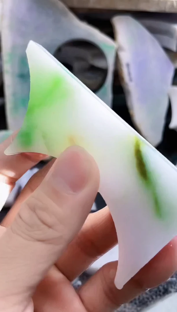裸石翡翠天然A货翡翠板料