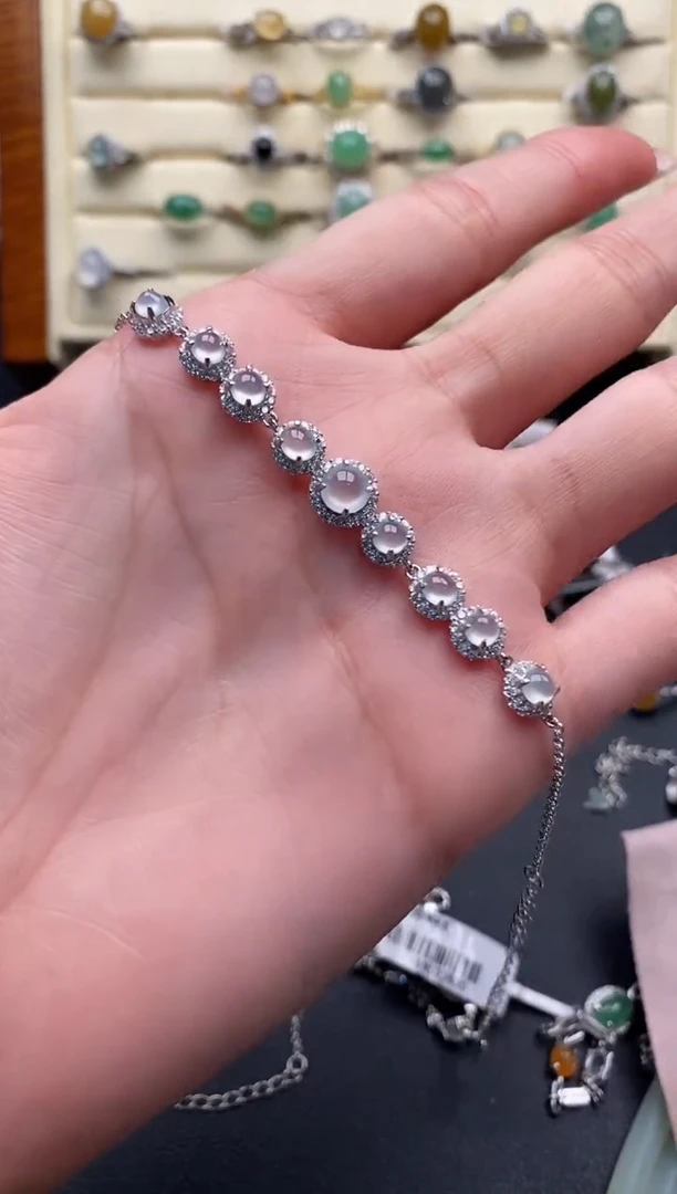 银S925镶嵌戒指翡翠怀*姐333333+10