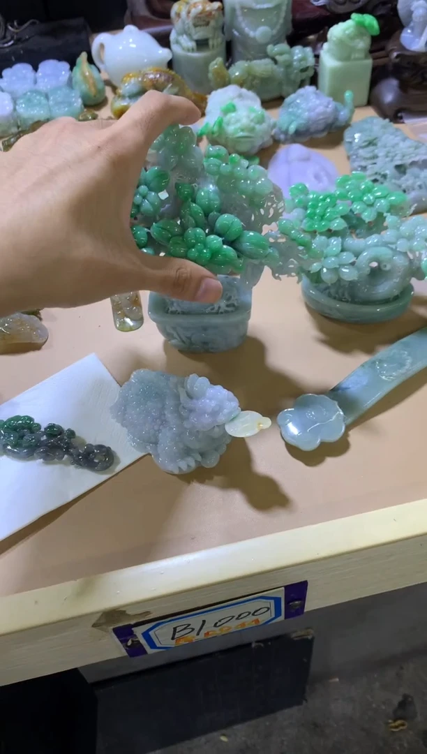 未镶嵌挂件翡翠落***情翡翠摆件