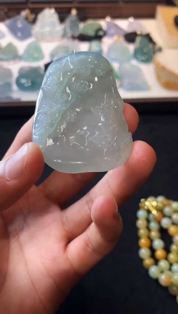 未镶嵌定制翡翠天*  S毛货不退不换