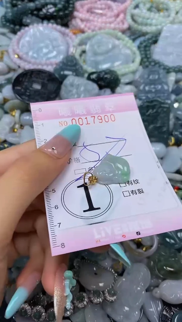 翡翠未镶嵌颈饰闪购0017900多样性发其一