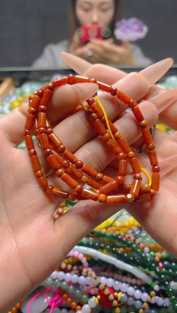 颈饰未镶嵌翡翠4MM
