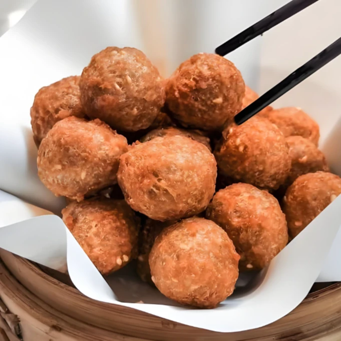 懒熊青年  黑猪肉丸子