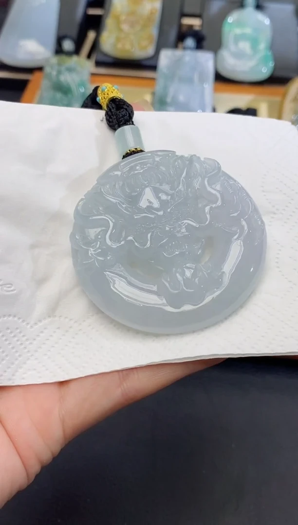 颈饰未镶嵌翡翠缅甸天然翡翠