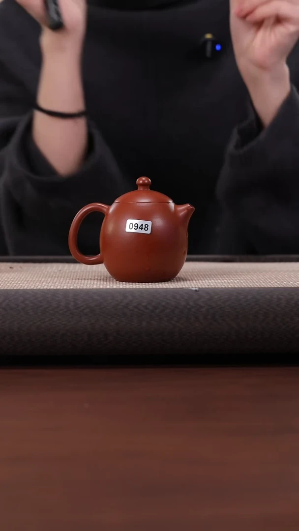 【闪购商品】紫砂茶壶  948 朱泥 龙蛋 150cc