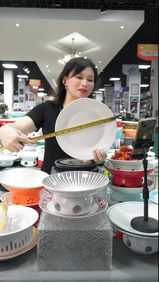 陶闪10英寸平盘两只