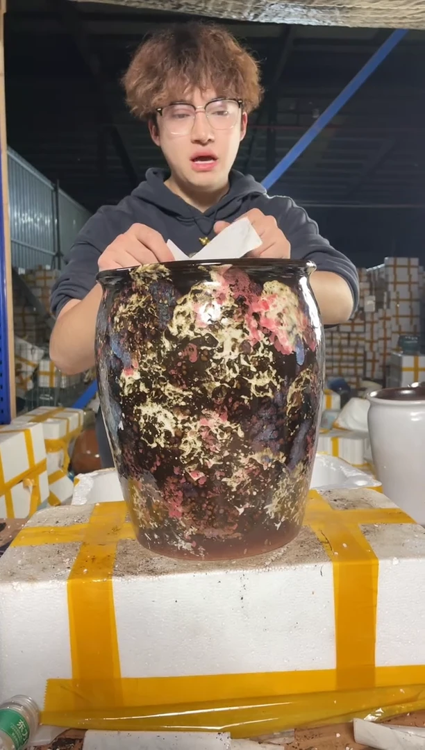 紫砂花盆宜兴紫砂粗陶花盆25-31